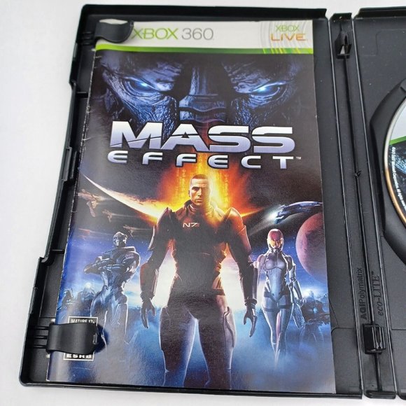 Mass Effect (Microsoft Xbox 360, 2007) CIB Complete Manual RPG Shooter Microsoft - Picture 4 of 6